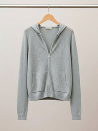 Sudadera con capucha de punto reciclado 