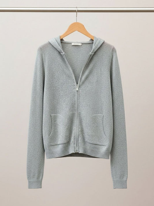 Recycled Knit Hoodie | Vegan Knitwear