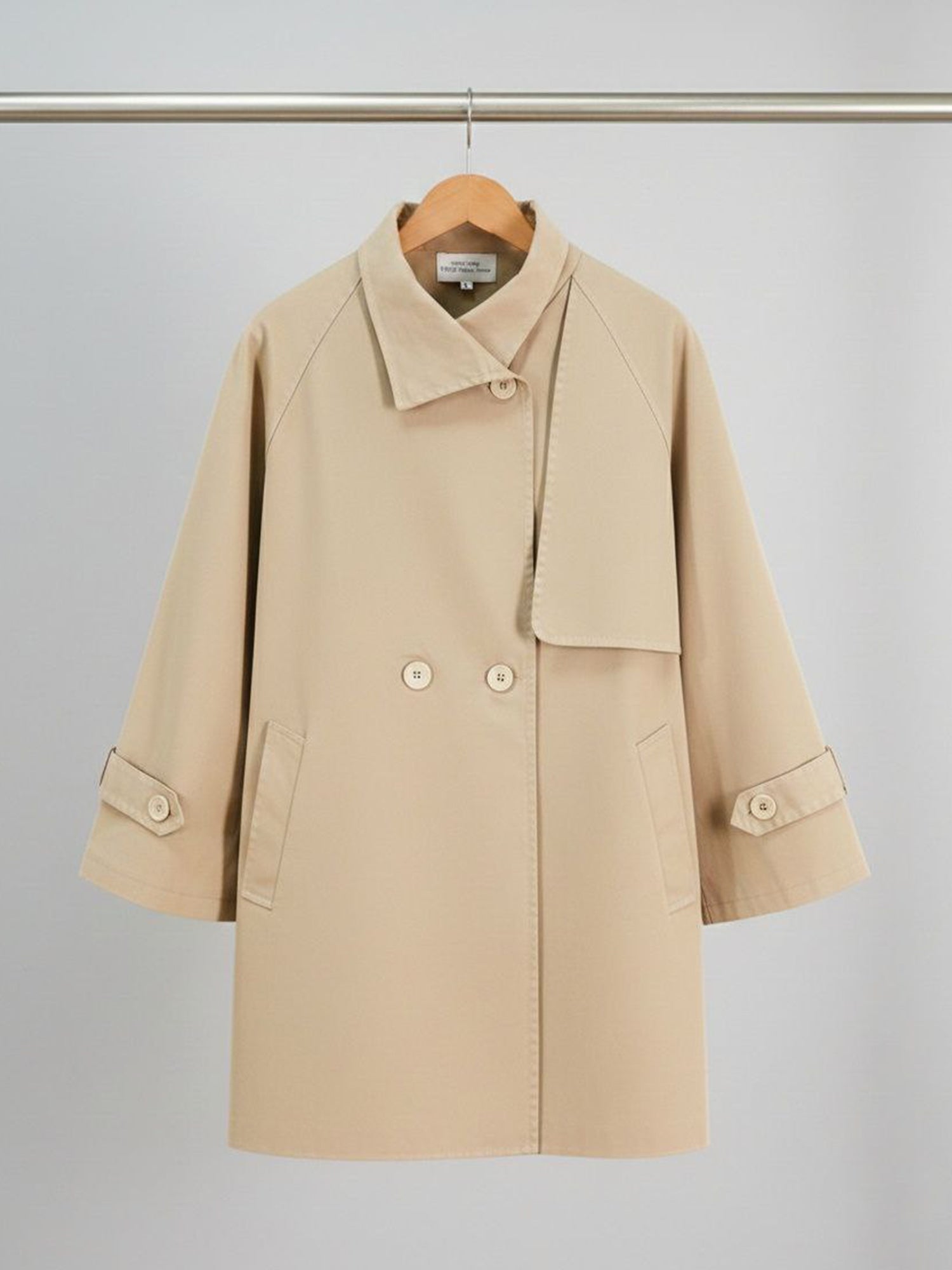 ほぼ新品！AUBERGE FASLANE ４０ Vegan Women's Cotton-Gaberdine Trench Coat | Will's Vegan Shoes