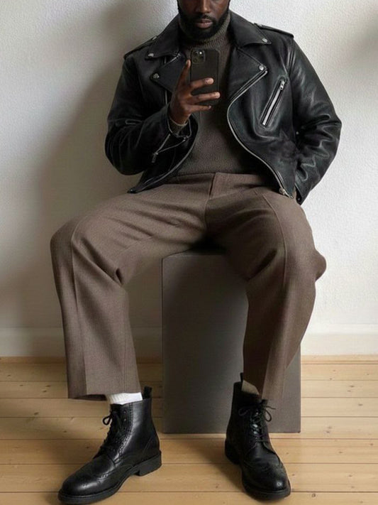 Goodyear Welt Brogue Boots | Vegan Goodyear