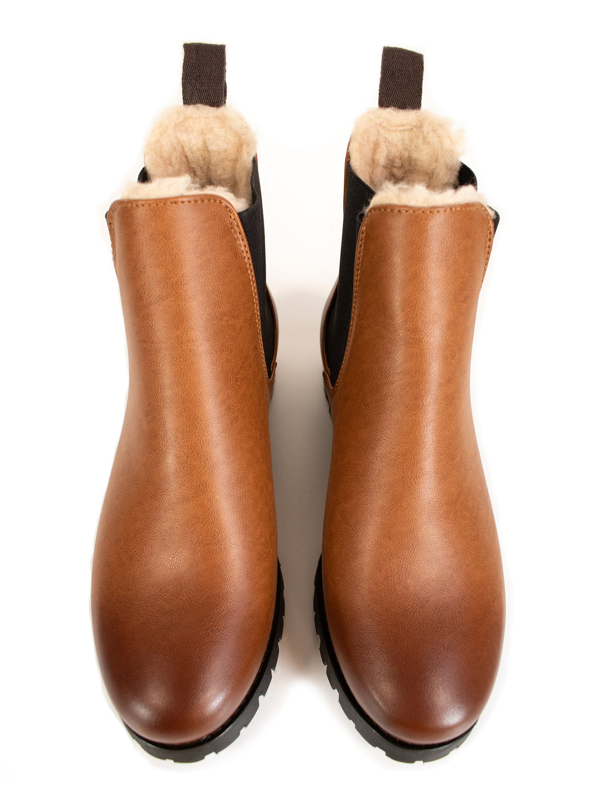 Vegan Women's Luxe Insulated Deep Tread Chelsea Boots | Will's Vegan Store