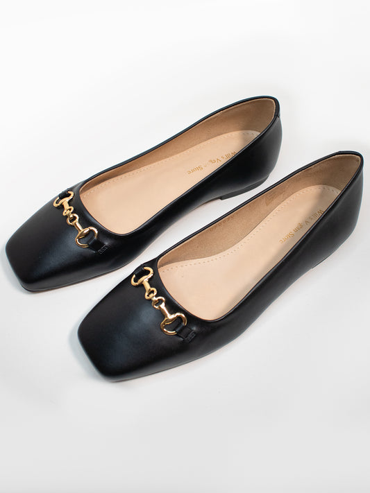 Bailarinas con punta cuadrada | Zapatos veganos para mujer