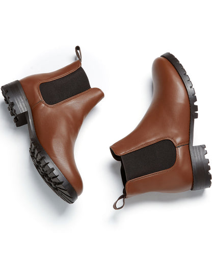 Luxe Deep Tread Chelsea Boots