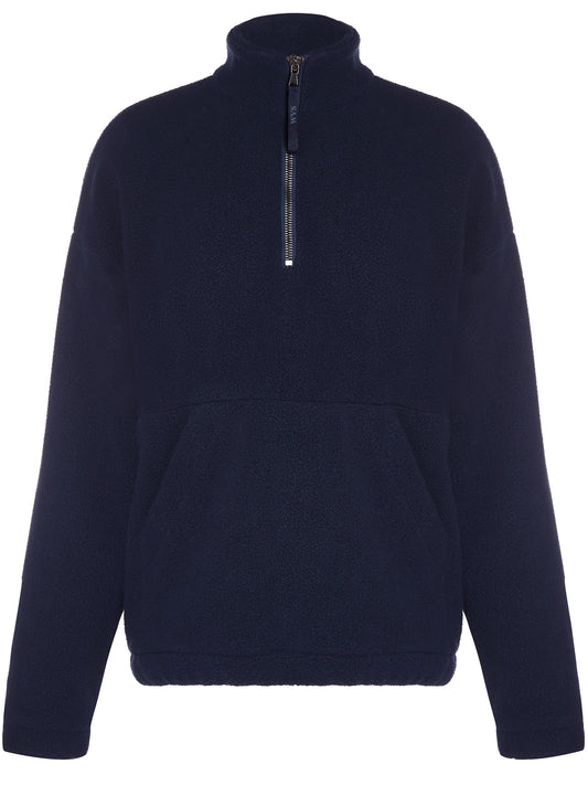 Recycled Windbreaker Fleece Quarter Zip