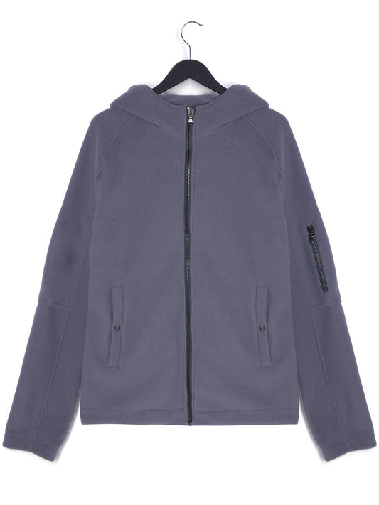 Recycled Zip Through Hooded Fleece | Vegan Fleeces
