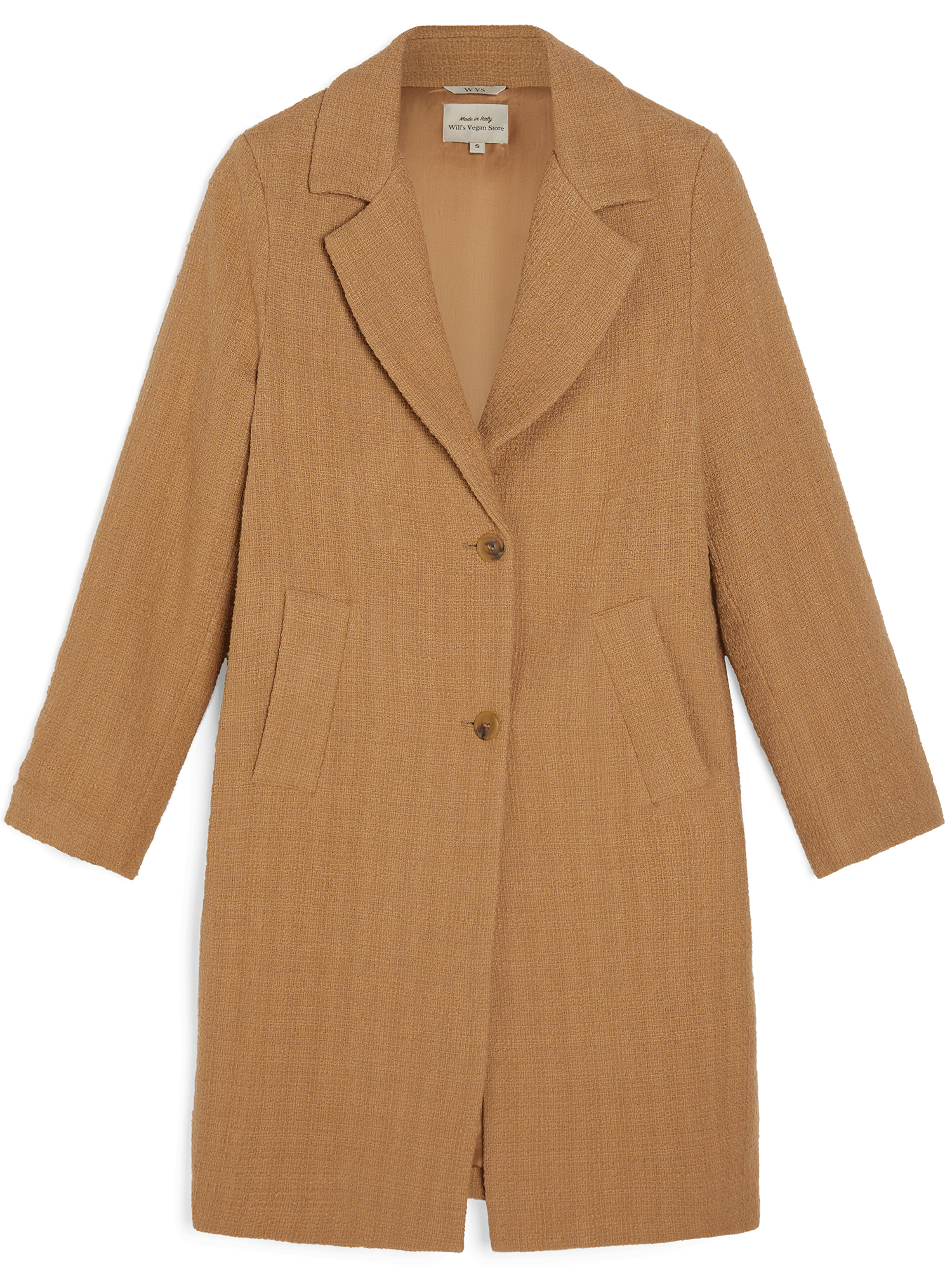 Structured Vegan Wool Coat