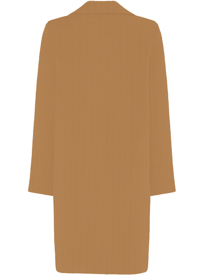 Abrigo estructurado de lana vegana 