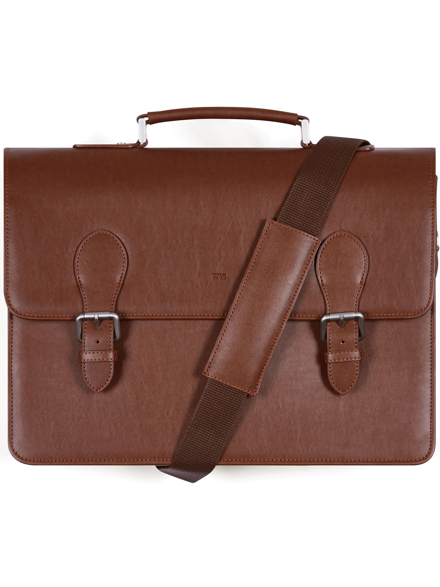 Brown Leather Classic Briefcase - Satchel & Page Men's Briefcase