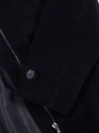 Trenca de lana vegana con borreguito vegano reciclado