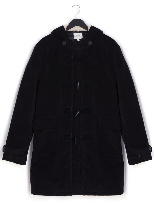 Vegan Wool Duffle Coat with Recycled Vegan Shearling | Vegan Coats & Jackets