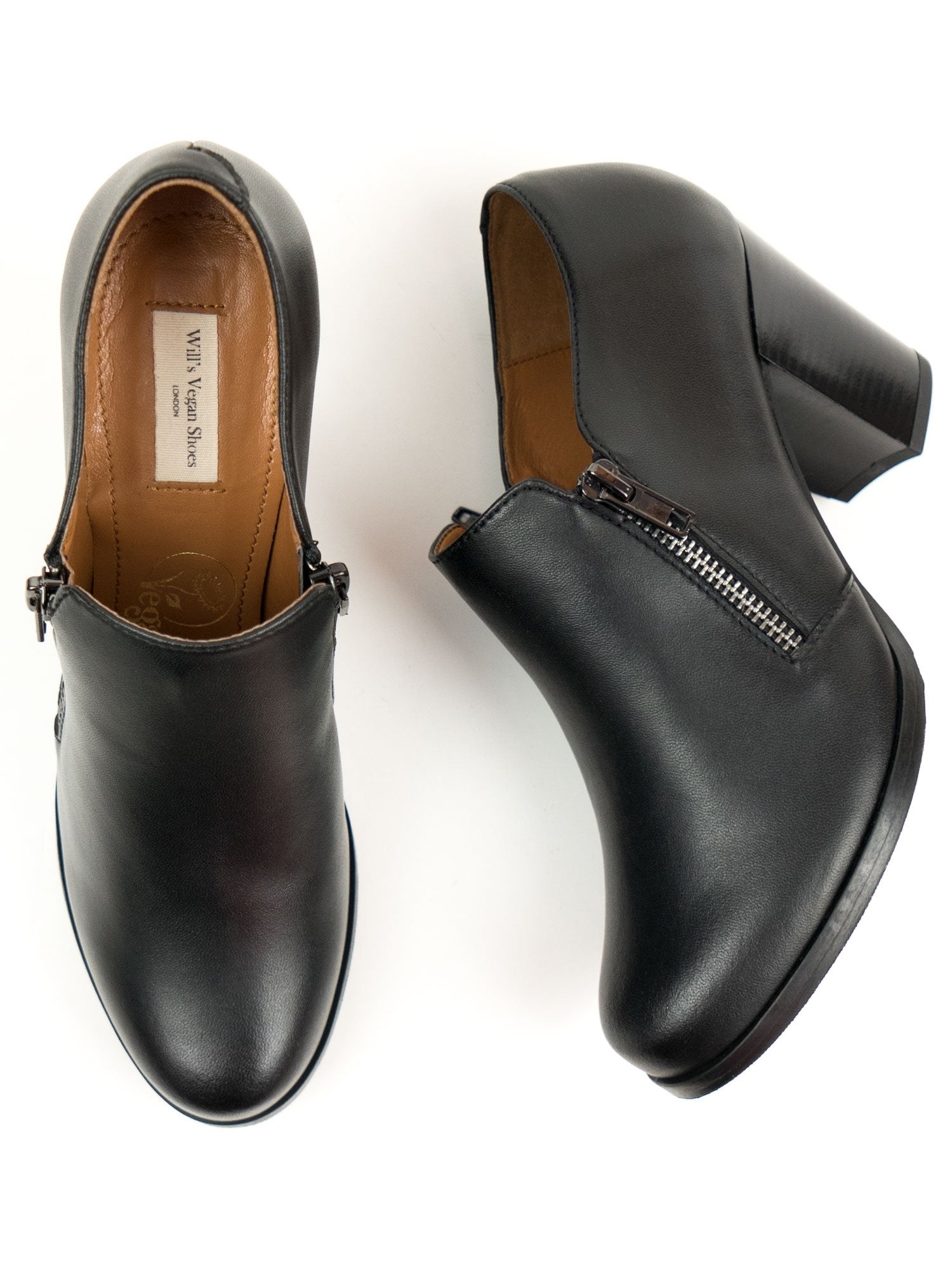 Vegan Women's Zip Heels | Will's Vegan Store