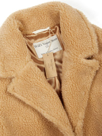 Vegan Women's Recycled Teddy Coat | Will's Vegan Store