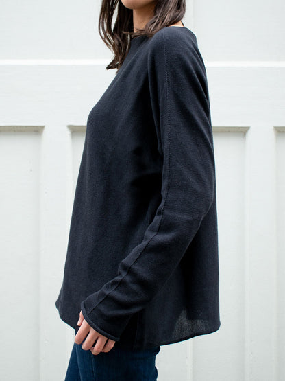 Vegan Women's Recycled Light Knit Boatneck | Will's Vegan Store