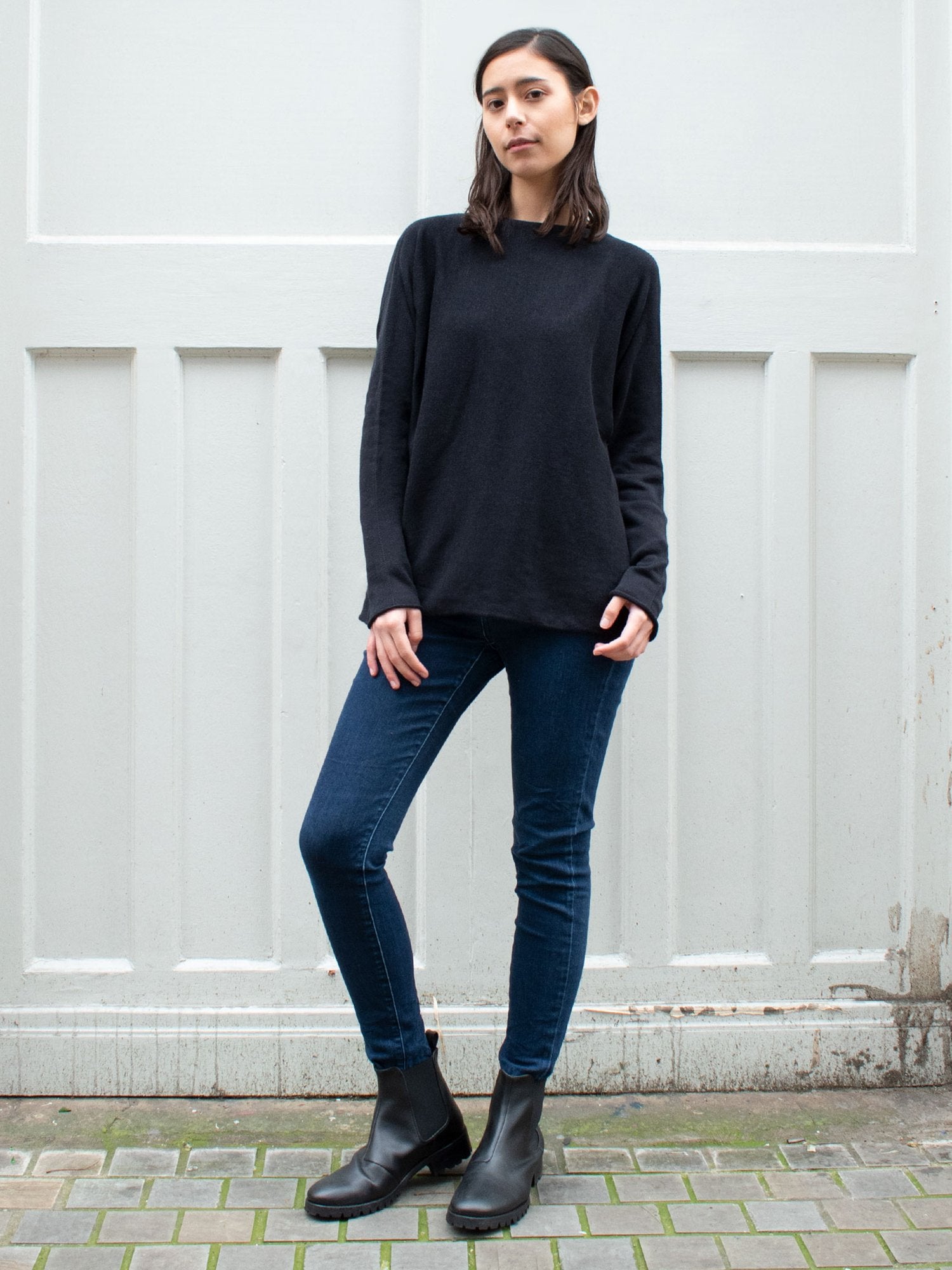Vegan Women's Recycled Light Knit Boatneck | Will's Vegan Store