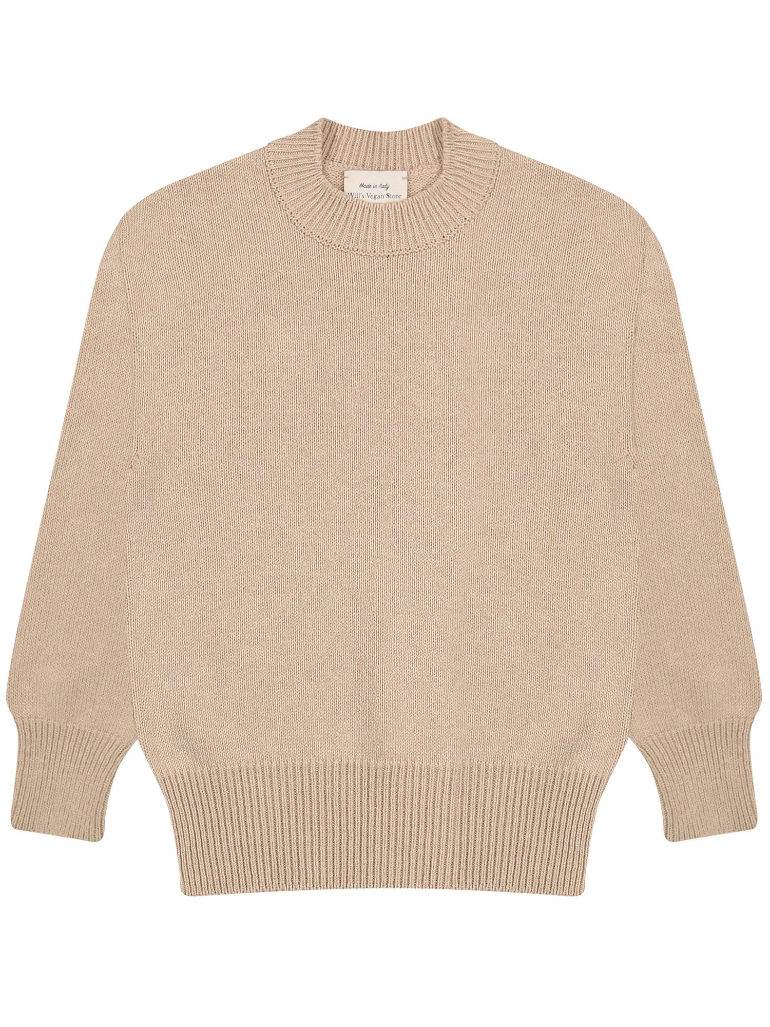 Vegan Women's Recycled Knit Crew Neck | Will's Vegan Store
