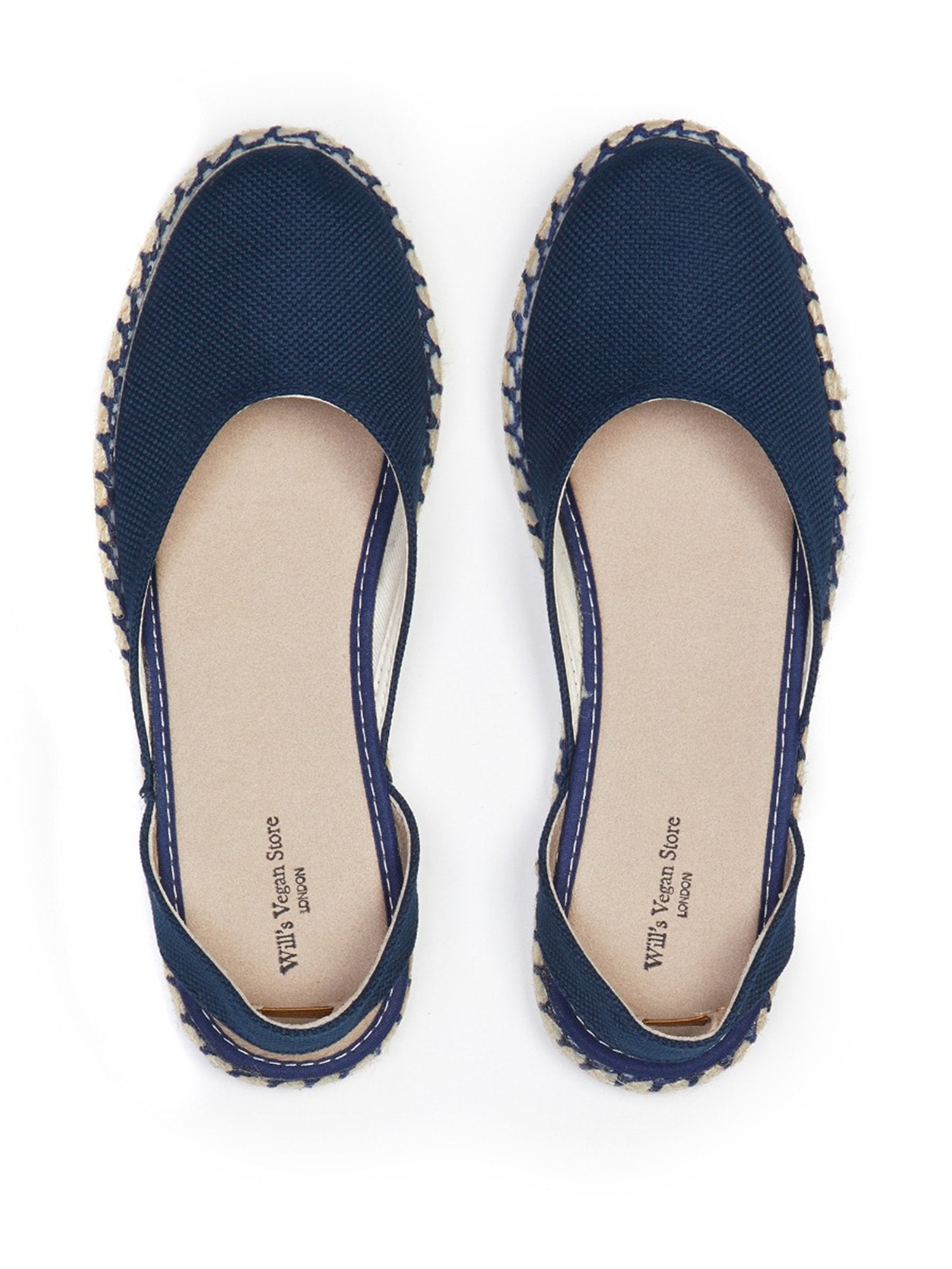 Vegan Women's Recycled Espadrille Slingbacks | Will's Vegan Store