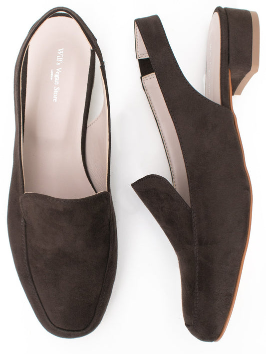 Vegan Women's Slingback Loafers | Will's Vegan Store