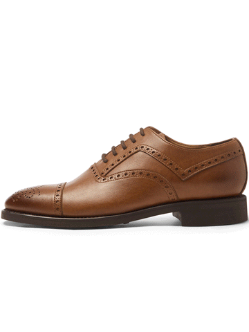 Goodyear Welted Men's Brogue Oxford Shoes