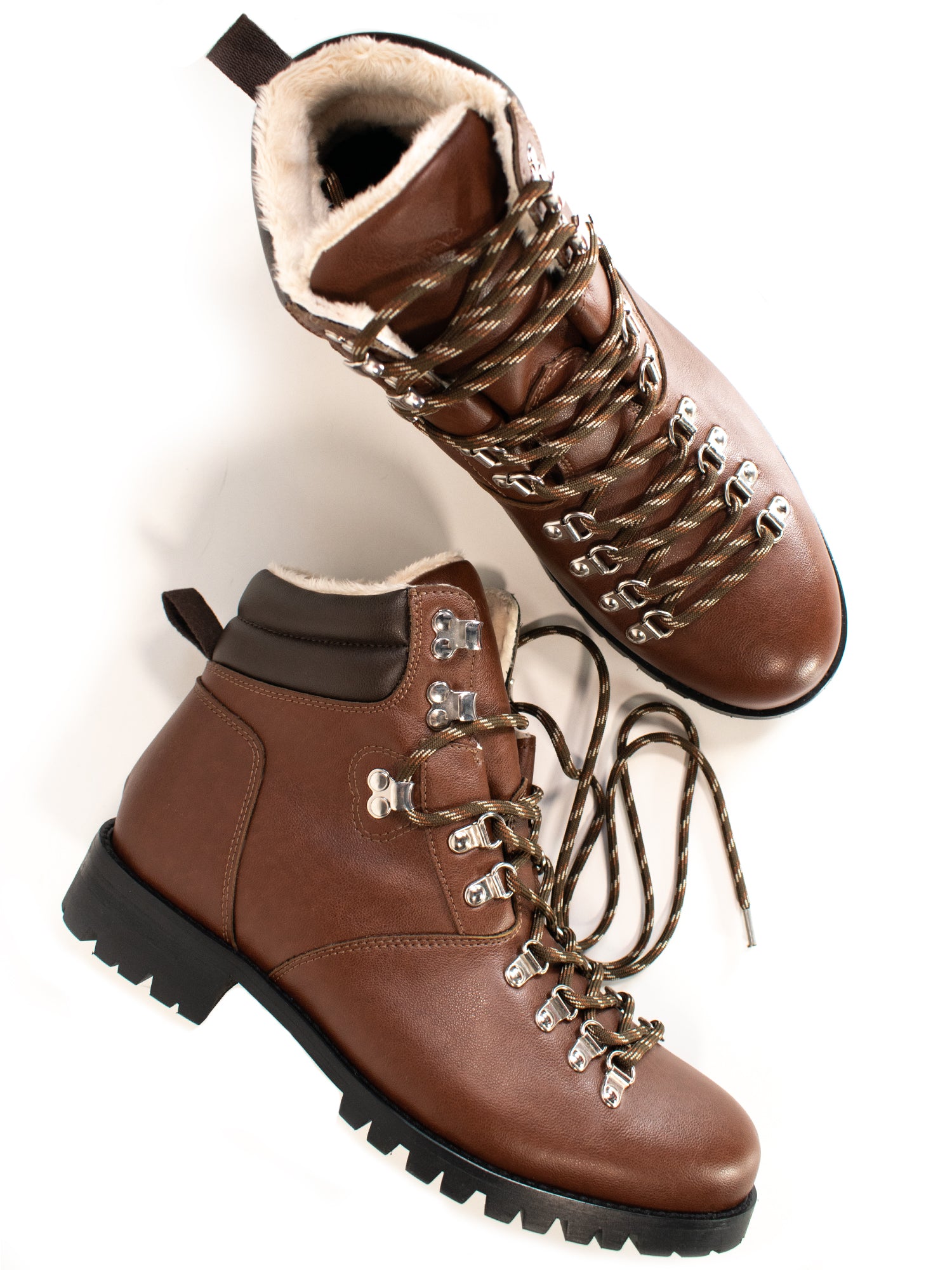 Vegan WVSport Insulated Waterproof Alpine Trail Hiking Boots Men's Chestnut / US 8 | EU 41