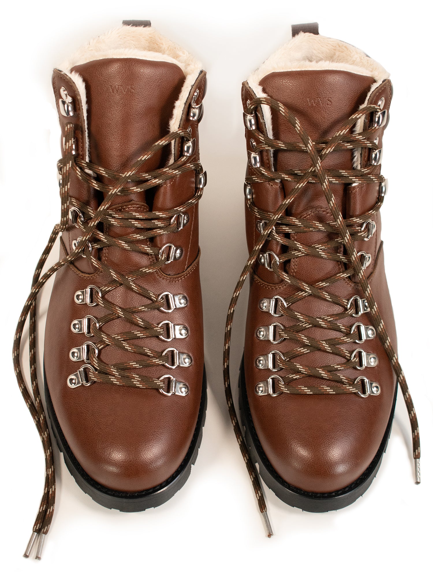 Vegan WVSport Insulated Waterproof Alpine Trail Hiking Boots Men's, Chestnut / US 8