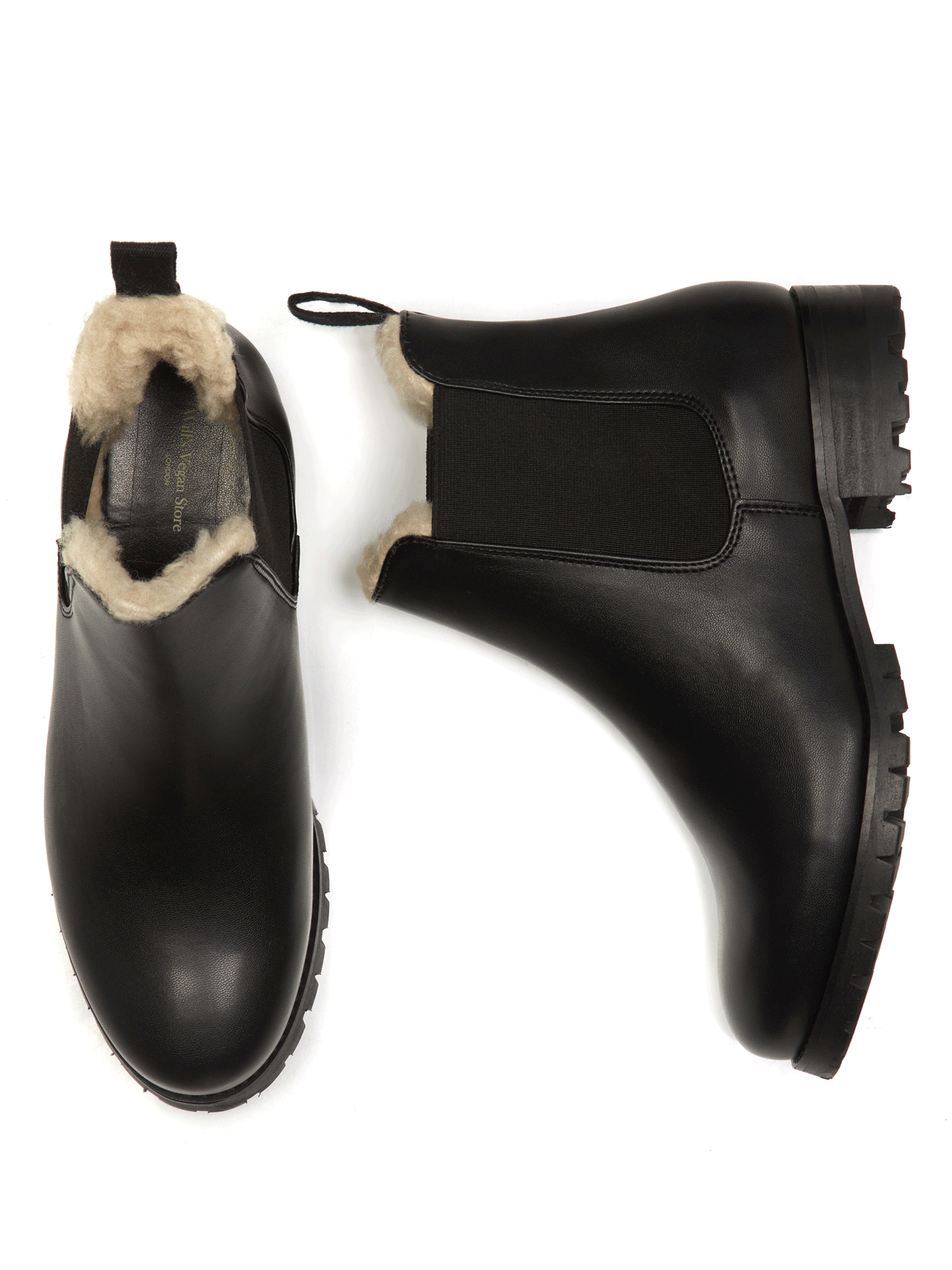 Vegan Women's Luxe Insulated Deep Tread Chelsea Boots Will's