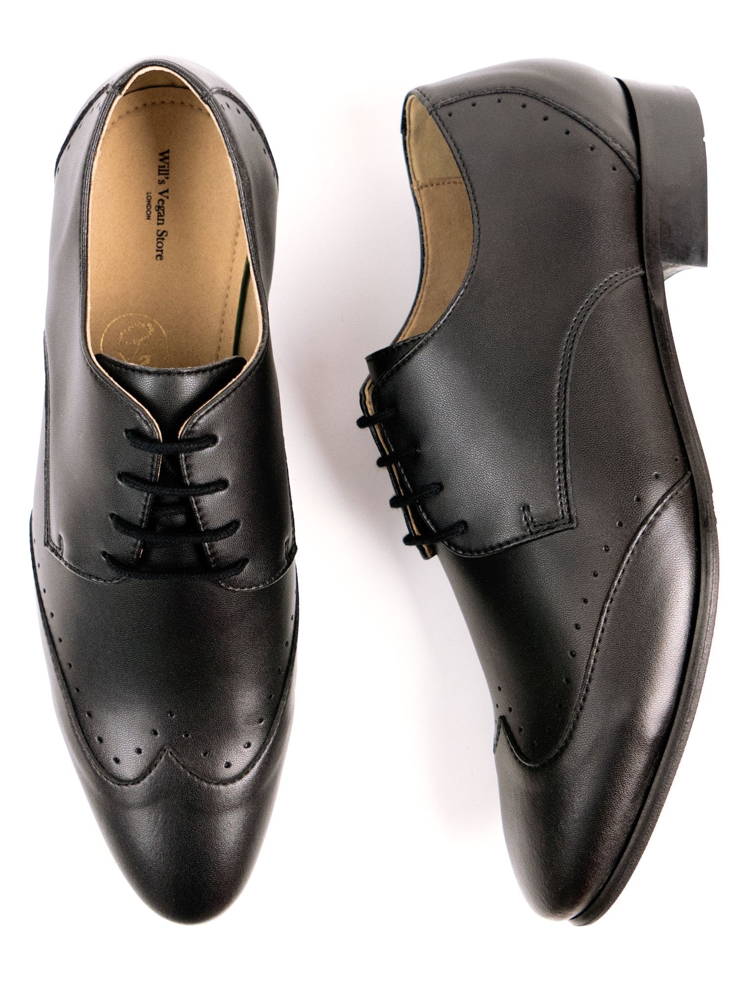 Vegan Men's Slim Sole Brogues | Will's Vegan Store