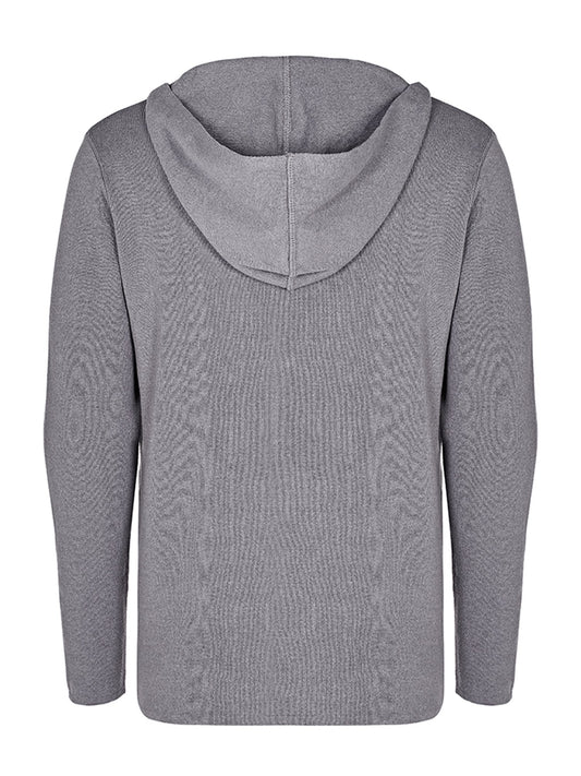 Sudadera con capucha de punto reciclado con cremallera | Vegan Knitwear