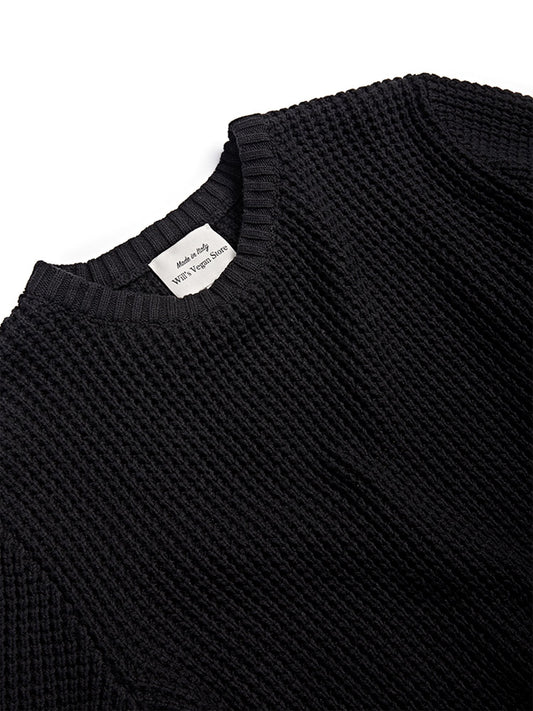 Recycled Chunky Rib | Vegan Knitwear