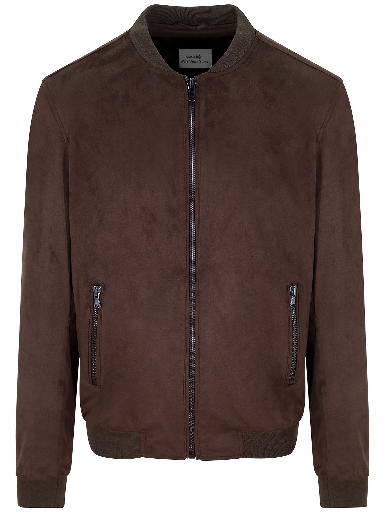 Men's Italian-Made Leather Bomber Jacket