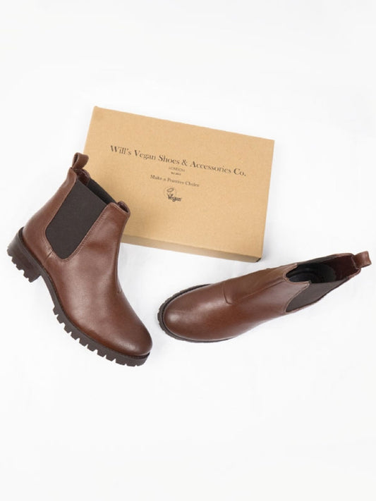 Botas Chelsea con banda de rodadura profunda  | Zapatos veganos para mujer