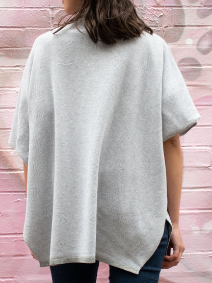 Vegan Women's Recycled Knit Poncho | Will's Vegan Store