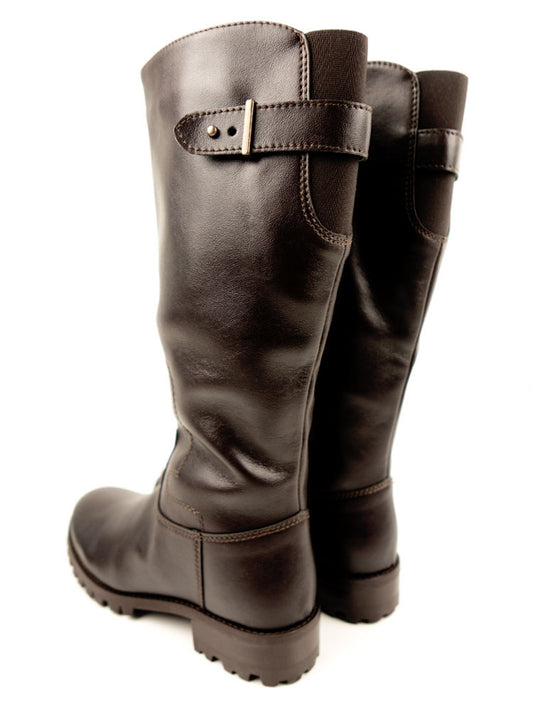 Botas hasta la rodilla con banda de rodadura profunda  | Zapatos veganos para mujer