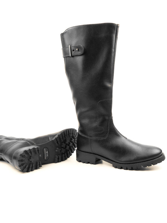 Botas hasta la rodilla con banda de rodadura profunda  | Zapatos veganos para mujer
