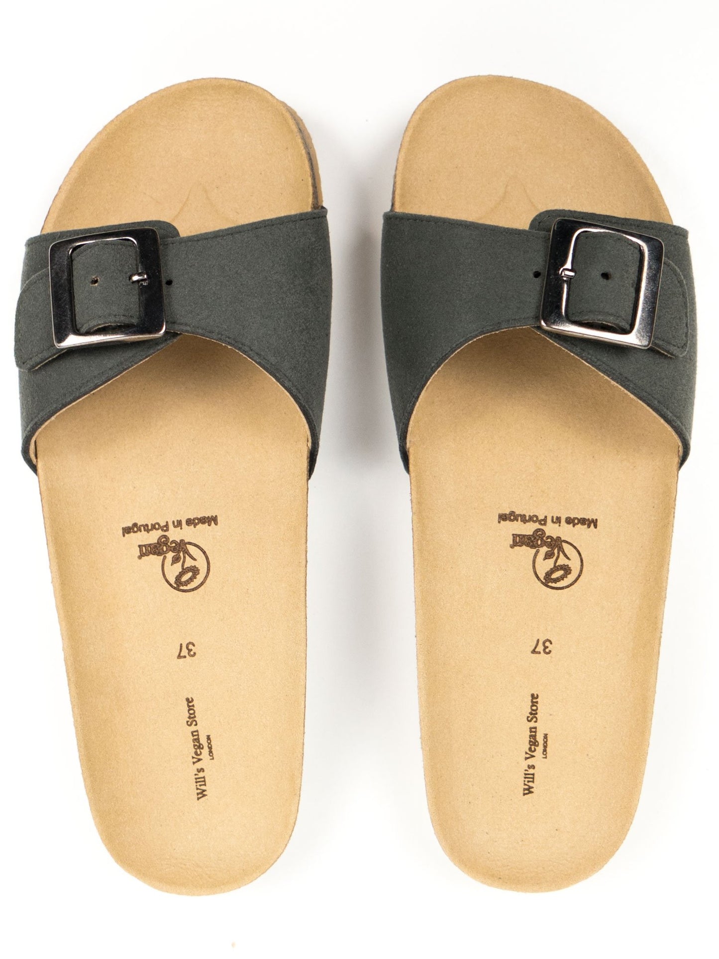Vegan Women's Single Strap Footbed Sandals | Will's Vegan Store