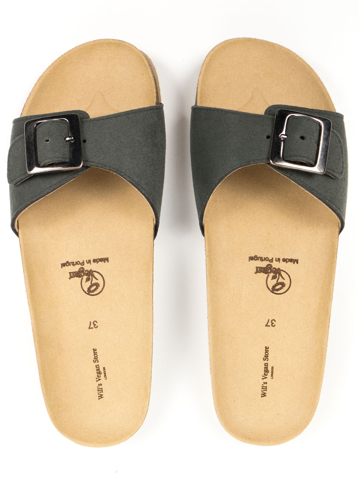 Vegan Women's Single Strap Footbed Sandals | Will's Vegan Store