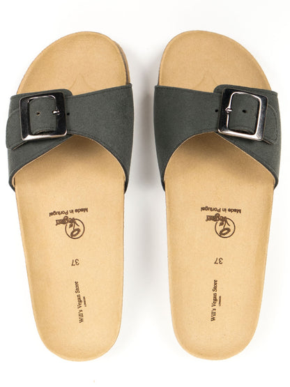 Vegan Women's Single Strap Footbed Sandals | Will's Vegan Store