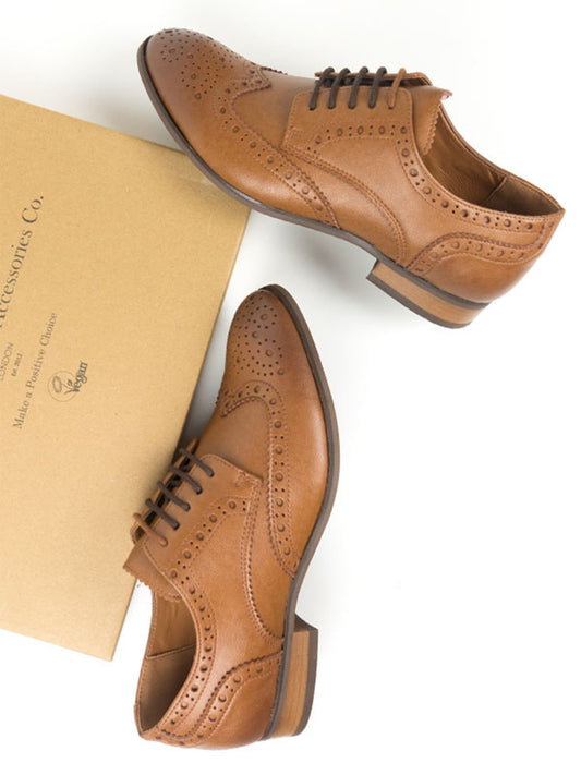 Zapatos Oxford estilo brogue City Wingtip  | Zapatos veganos para hombre