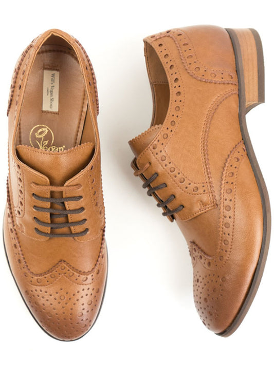 Vegan Men's City Wingtip Brogue Oxfords | Will's Vegan Store