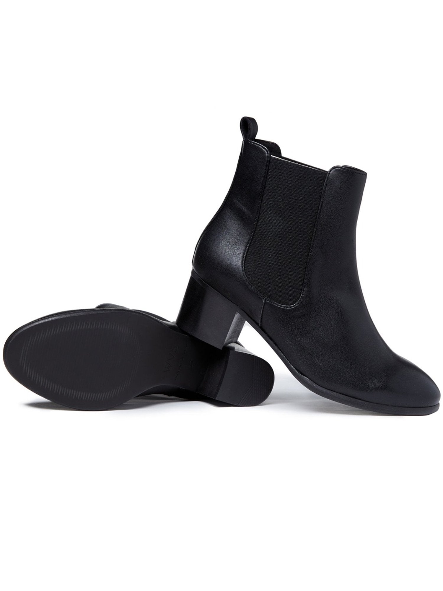 Vegan Women's Almond Toe Chelsea Boots Will's Vegan Store