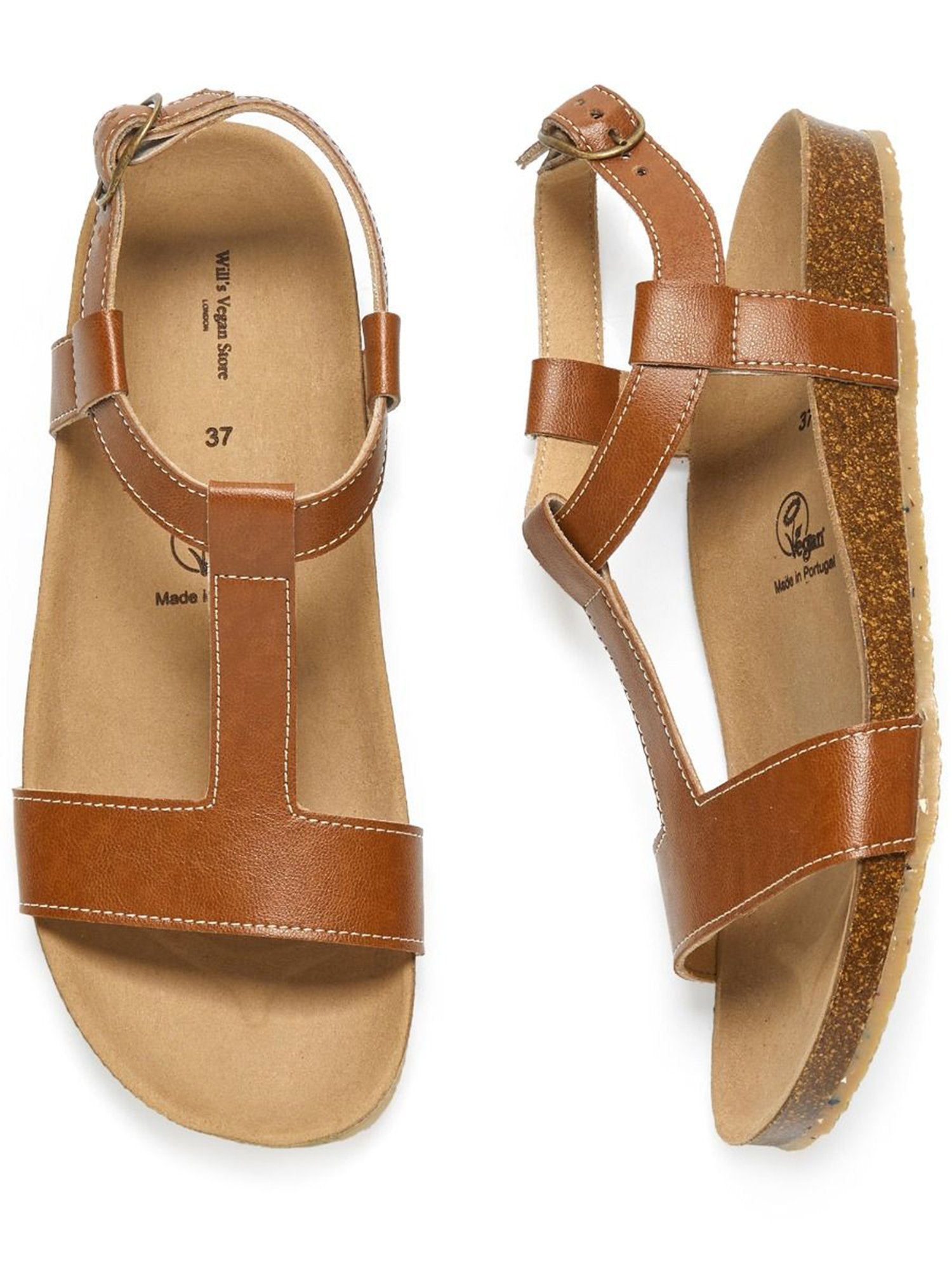 Vegan Women's Footbed Sandals | Will's Vegan Store